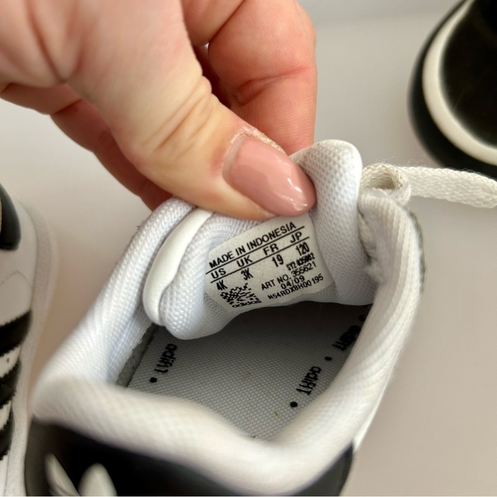 Adidas Superstar & Vans Old Skool Toddler Sneakers - Unisex 2pc Bundle Size 4 - Picture 6 of 13